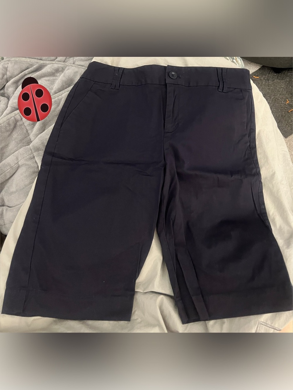 Izod Classic Navy Bermuda Shorts